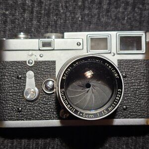 Leica M3 DBP 35mm Camera Double Stroke Rangefinder and Lens